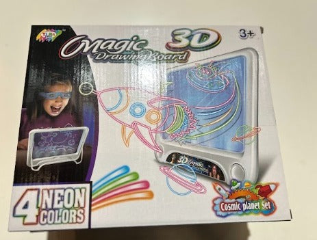 Caja de la pizarra mágica 3D