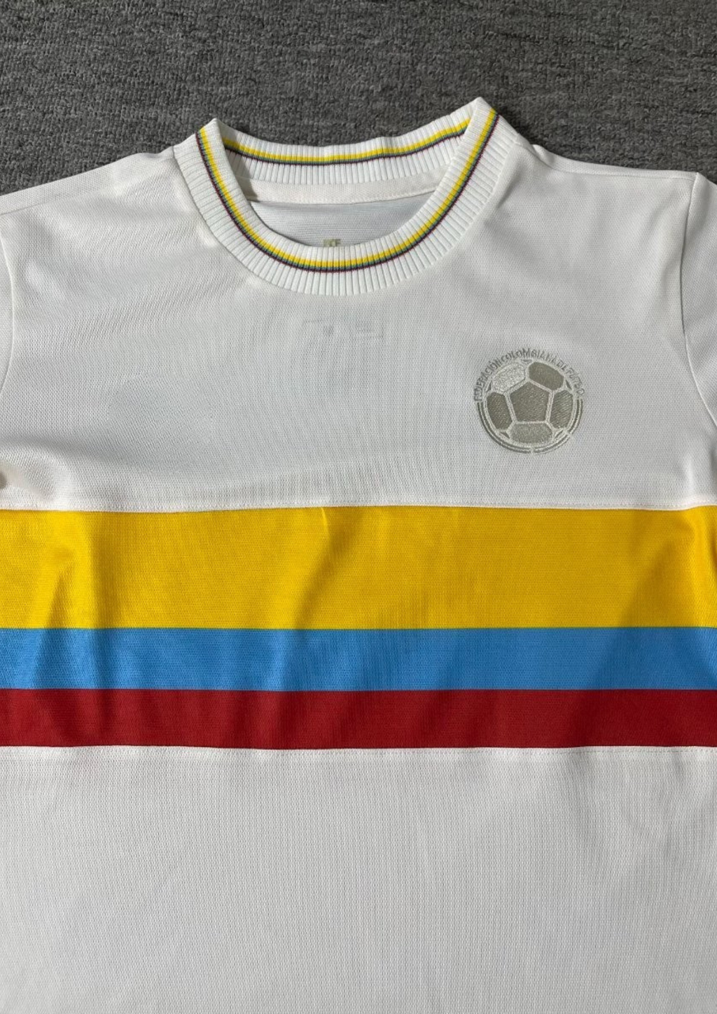 Camiseta Colombia Retro 1990 - Blanca - foto 3