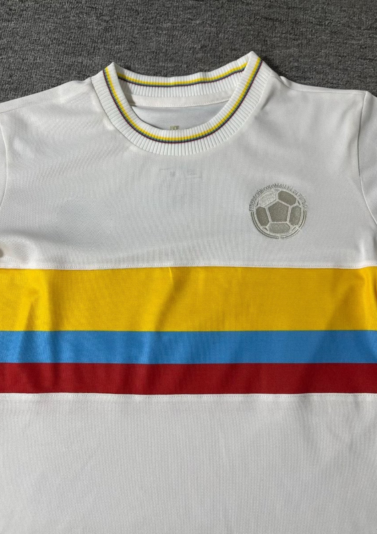 Camiseta Colombia Retro 1990 - Blanca - foto 3