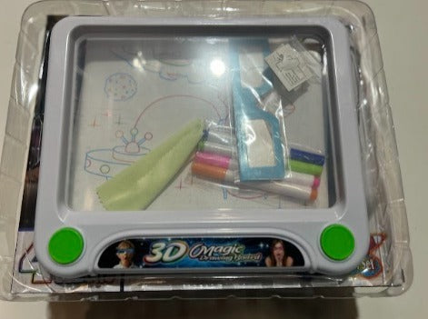 Pizarra mágica 3D, foto real