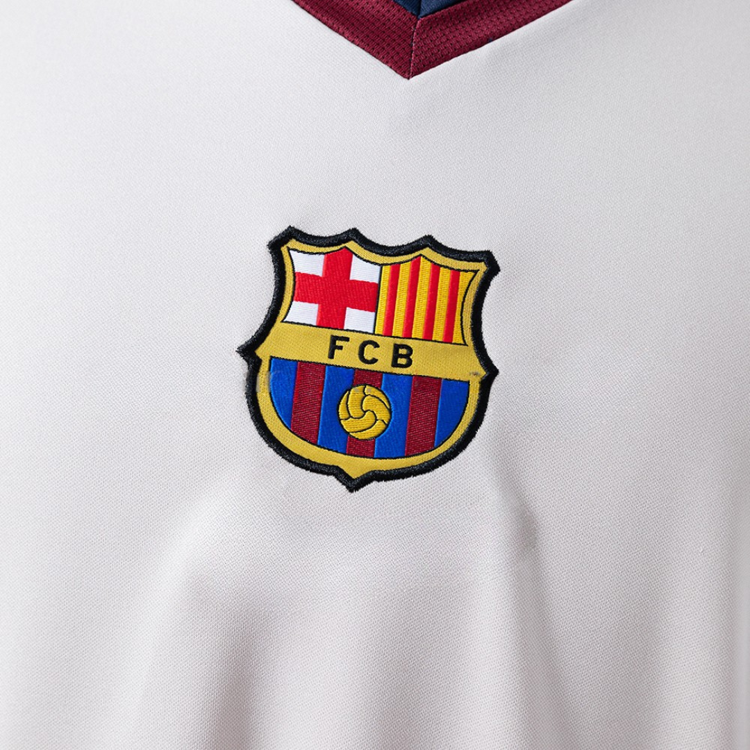 Camiseta Barça Retro - 2ª equipación blanca - foto 4