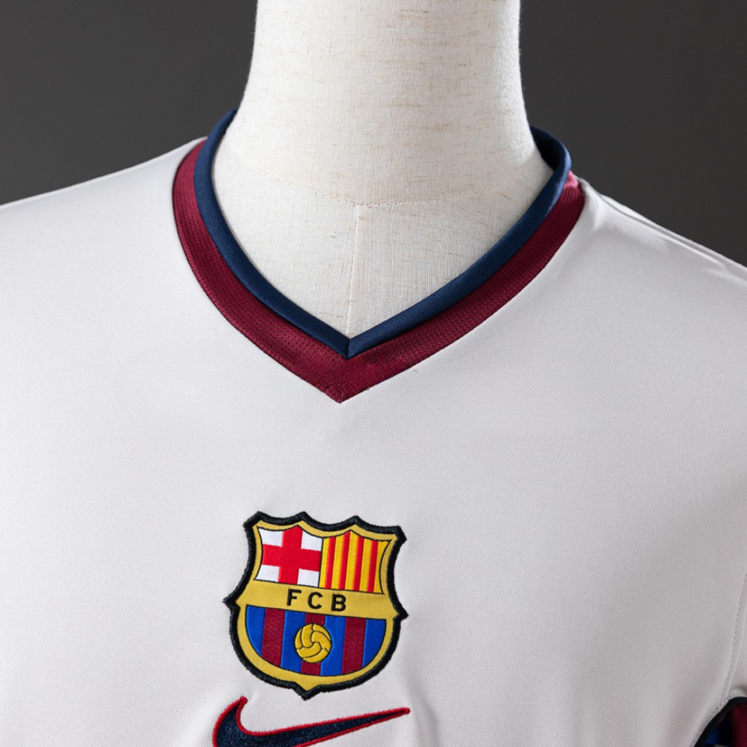 Camiseta Barça Retro - 2ª equipación blanca - foto 3