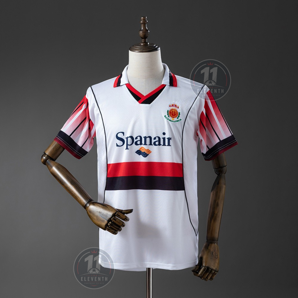Camiseta Mallorca 1997/99 - Retro blanco y rojo