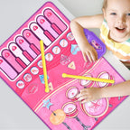 Tapete musical 2 en 1 con piano y batería