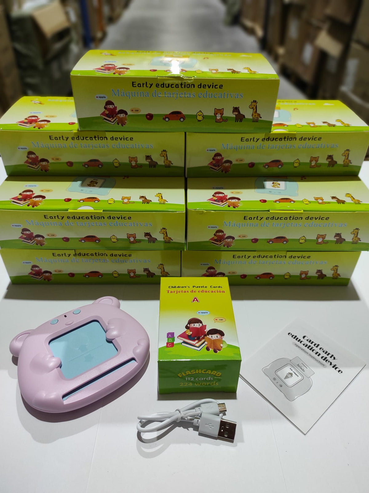 Tarjetas parlantes, foto real