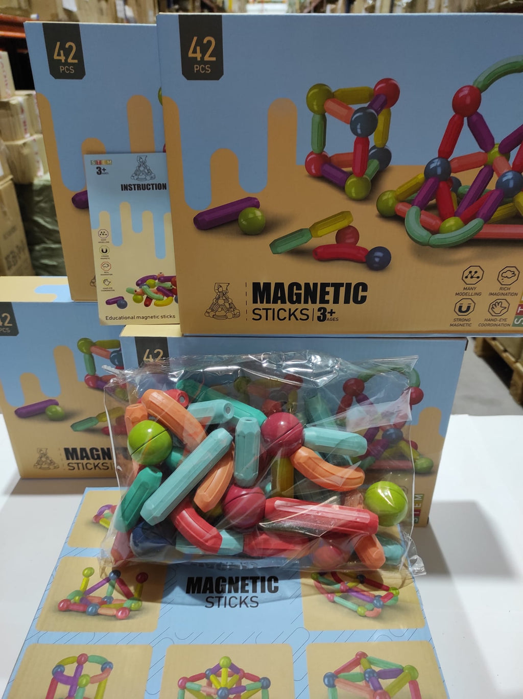 Piezas de los bloques magnéticos