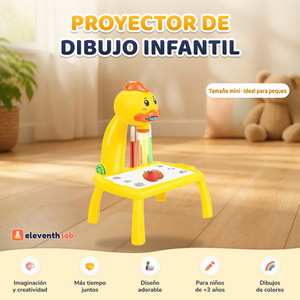 Mini mesa de dibujo con proyector · Pato