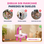 Mesa de dibujo Princesa rosa: dibujar sin manchar paredes ni suelos