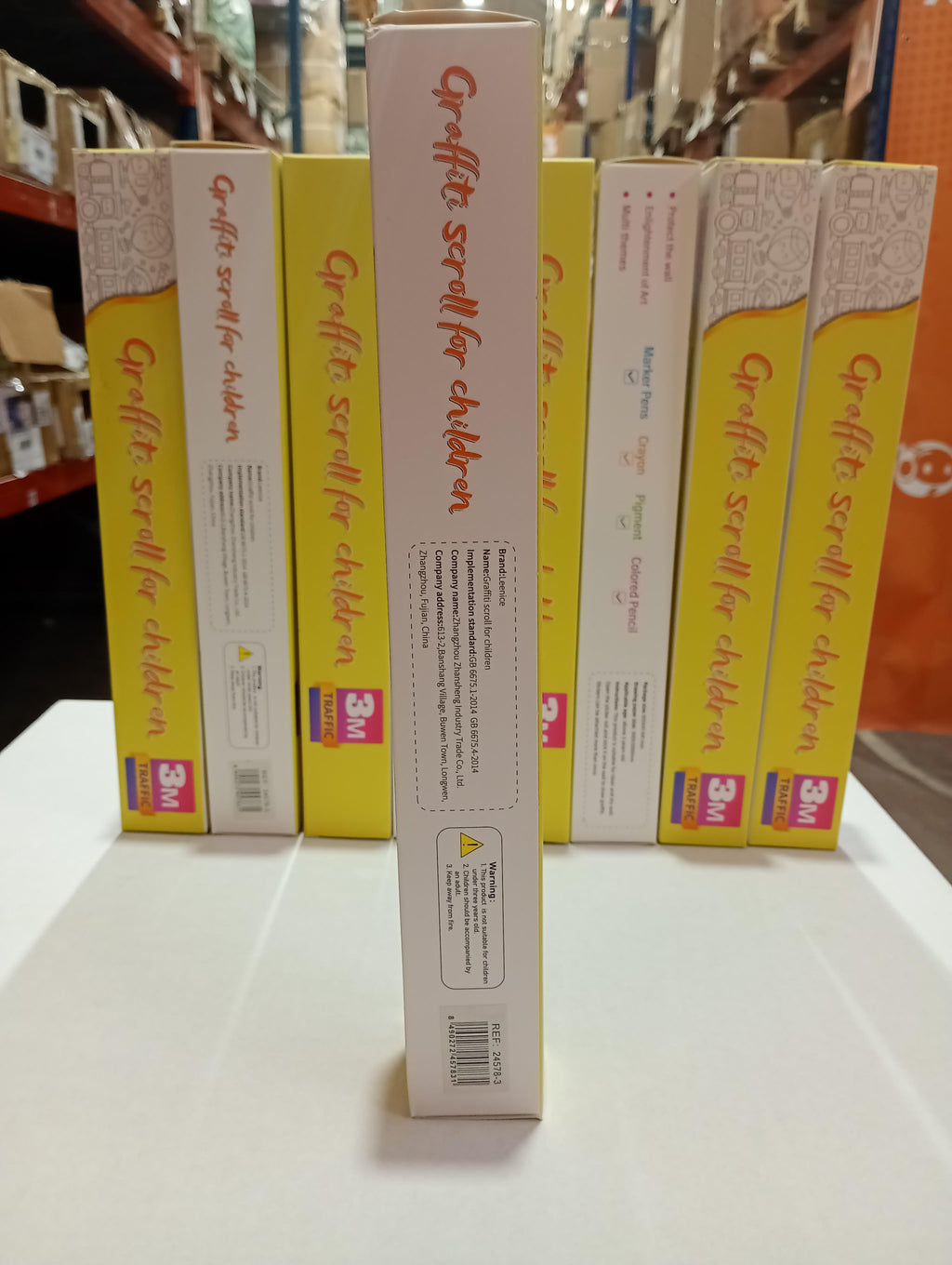 Pack de 2 rollos de dibujos para colorear