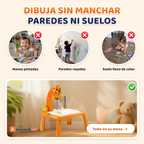 Mesa de dibujo Tigre: dibujar sin manchar paredes ni suelos