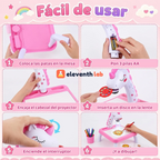 Cómo montar la mesa de dibujo con proyector Unicornio rosa en 6 pasos